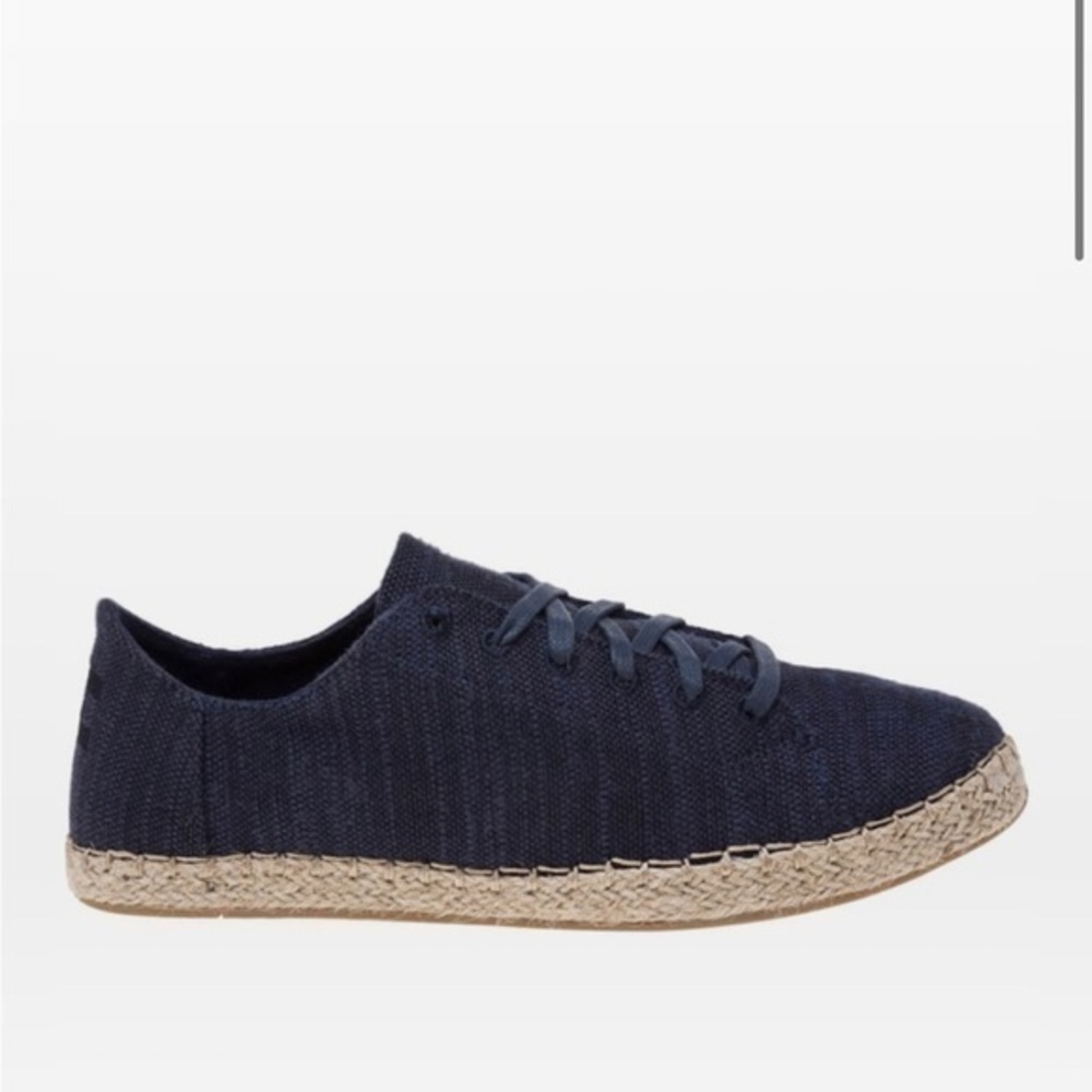 TOMS Lena Shoes Lace-up Canvas Espadrilles Women’s Size 6